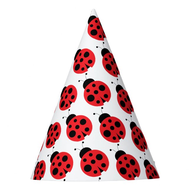 Gorras del partido de cumpleaños Ladybug (Anverso)
