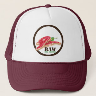 Gorras del planeta orgánico de carne cruda