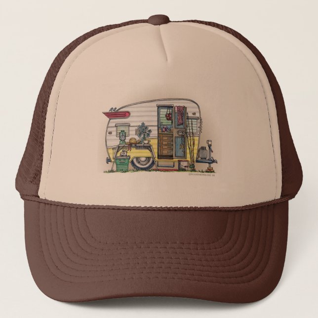 Gorras del remolque de campista de Shasta rv (Anverso)