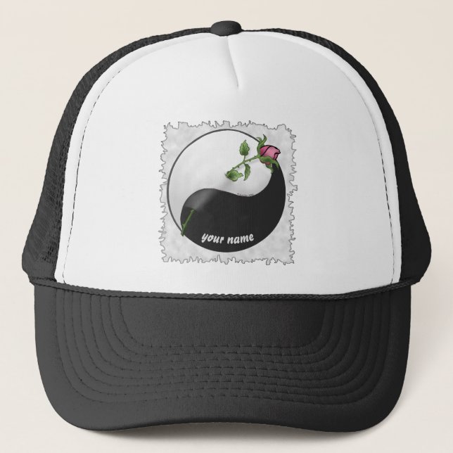 gorras del Rosa Yin Yang (Anverso)