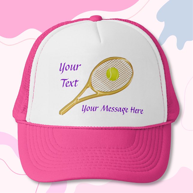 Gorras del TENIS personalizado para mujeres (Tennis Cap for Women. Tennis Cap for women. Tennis gifts for her. Ladies tennis caps. Tennis gifts.)