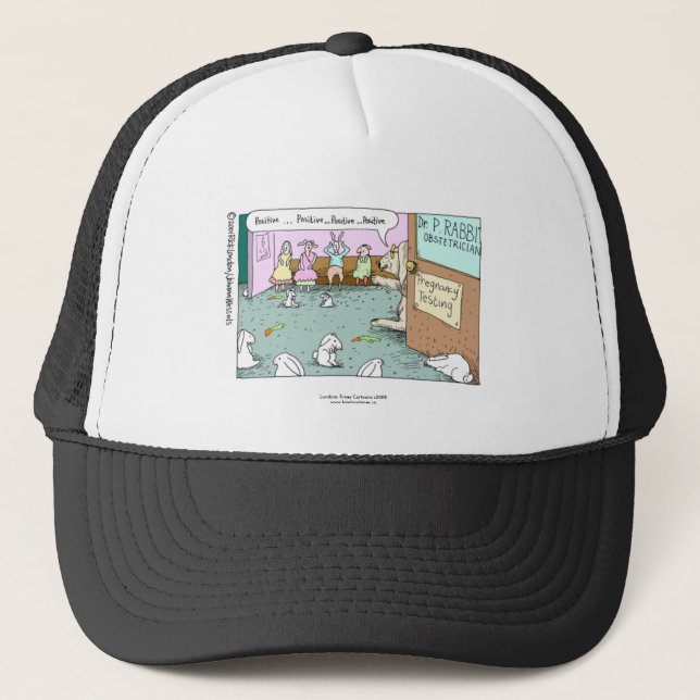 Gorras Divertidas de Ginecólogos de Conejos (Anverso)