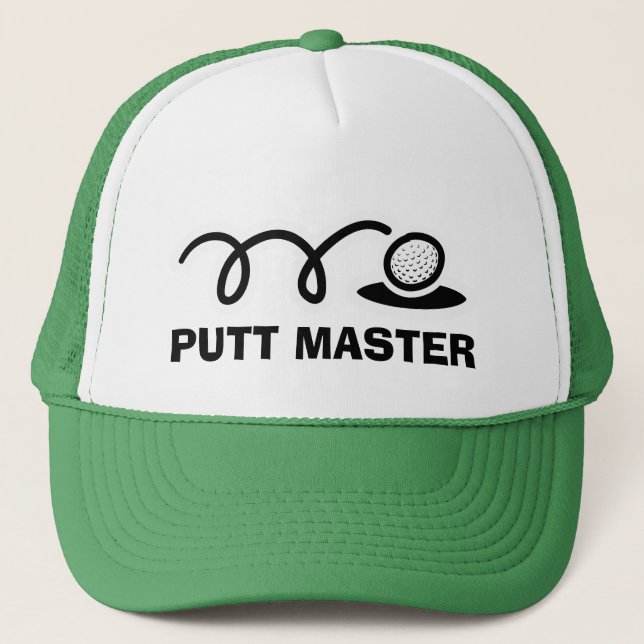 Gorras divertidas de golf | Putt Master (Anverso)