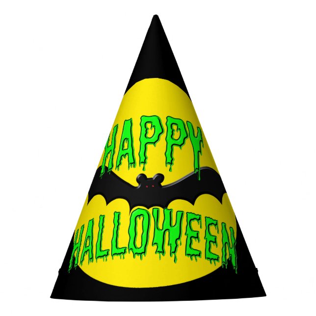 Gorras fiestas - Batty "Happy Halloween" (Anverso)