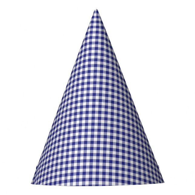 Gorras FIESTAS Blue-White Gingham-PAPER (Anverso)