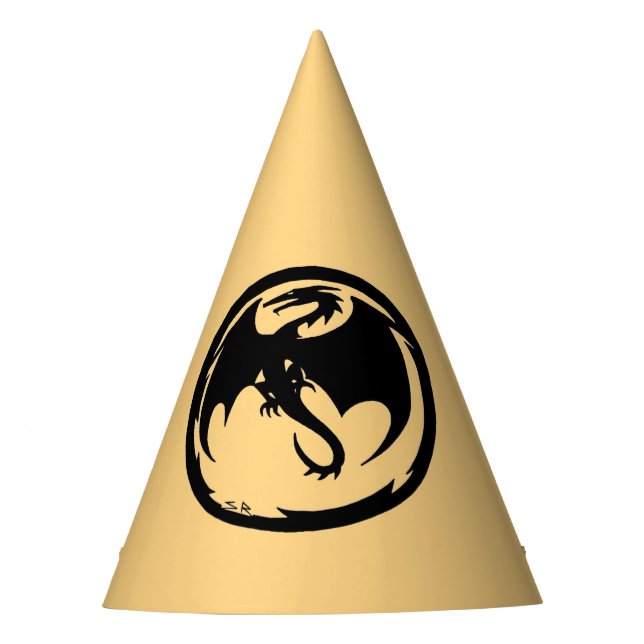Gorras fiestas de oro del Dragón Negro (Anverso)