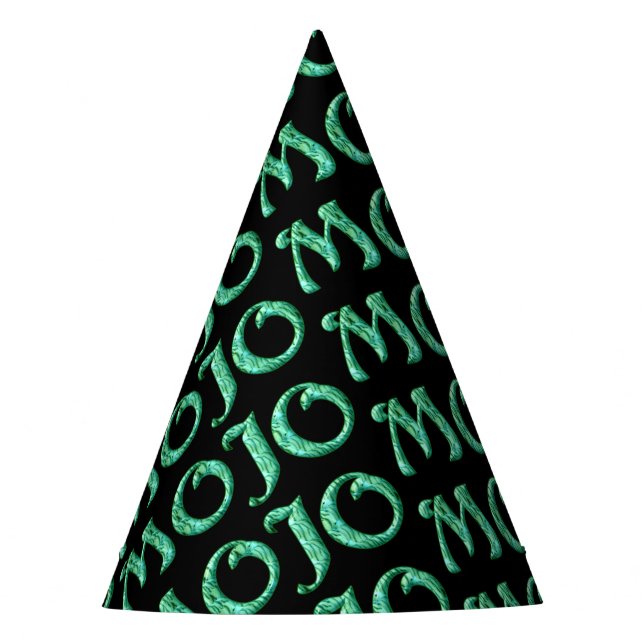 Gorras fiestas negros de Mojo (Anverso)