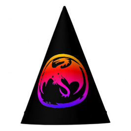 Gorras fiestas negros de Neon Dragon