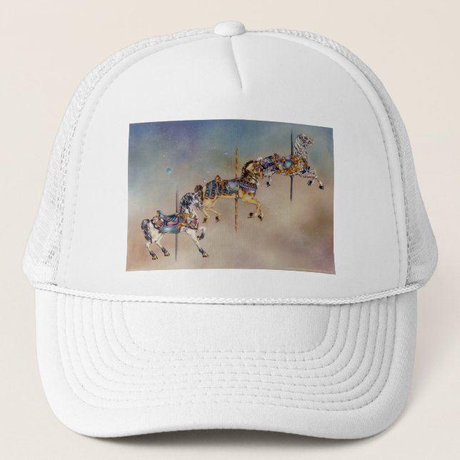 Gorras, gorras - Tres caballos de carrusel (Anverso)