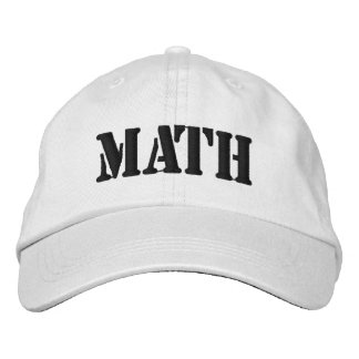 Gorras MATH Make America Think Brodé Perfil Bajo