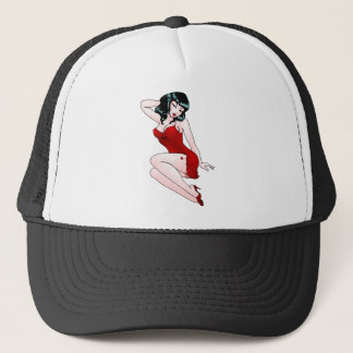 Gorras modelos retros del chica del Pin-para