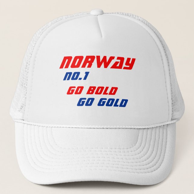 Gorras olímpicos de Noruega (Anverso)