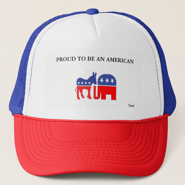 Gorras orgullosos de ser norteamericano (Anverso)