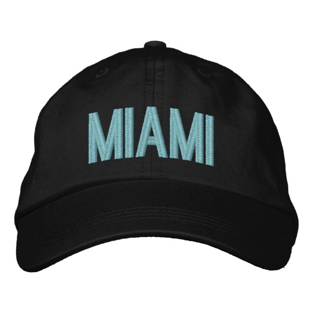 Gorras Personalizadas Ajustables Miami Florida (Anverso)