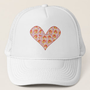 Gorras personalizadas con corazón lleno de rosas r