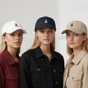Gorras Personalizadas con Monograma, Regalo para M