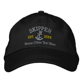 Gorras Personalizadas de Patrón con Ancla