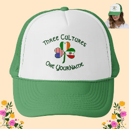 Gorras personalizadas de trébol con banderas de Mé