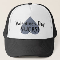 Gorras personalizados de Gray Heart Anti-Valentine