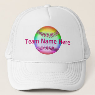 Gorras personalizados del softball con SU NOMBRE
