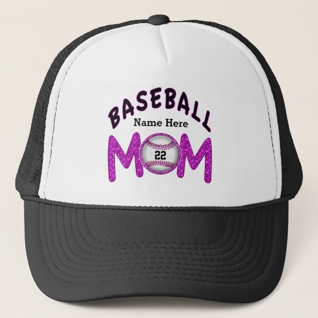 Gorras personalizados NÚMERO y NOMBRE de la mamá (Anverso)