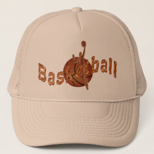 Gorras planos de Bill del baloncesto de cobre