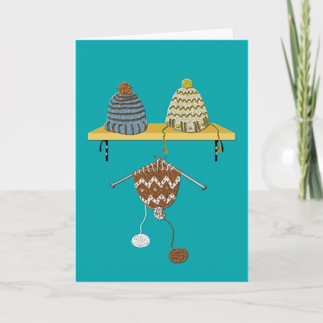 Gorras que hacen punto para el navidad (Anverso)