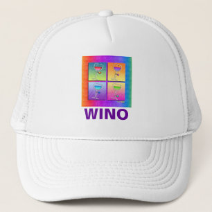 Gorras, Sombreros - Vino Pop Art