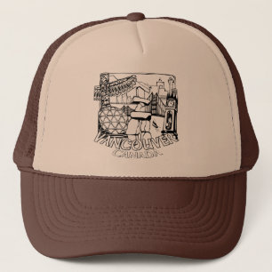 Gorras Vancouver Souvenir Trucker Caps y Vancouver