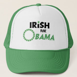 Gorras y Swag de Obama del irlandés