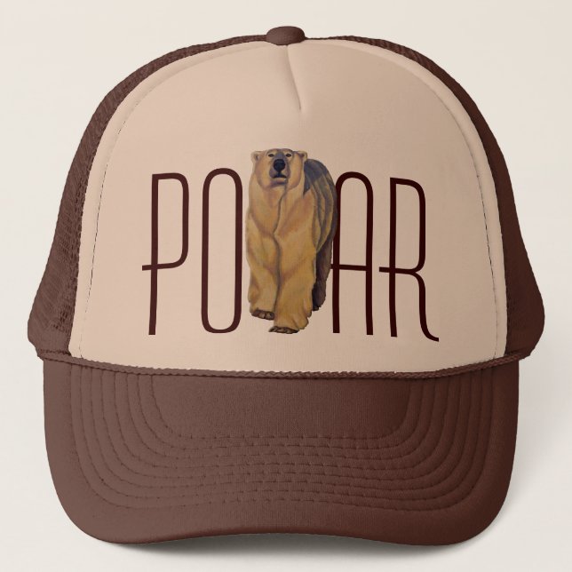 Gorras y tapones de oso polar Gorra de Arte de Vid (Anverso)