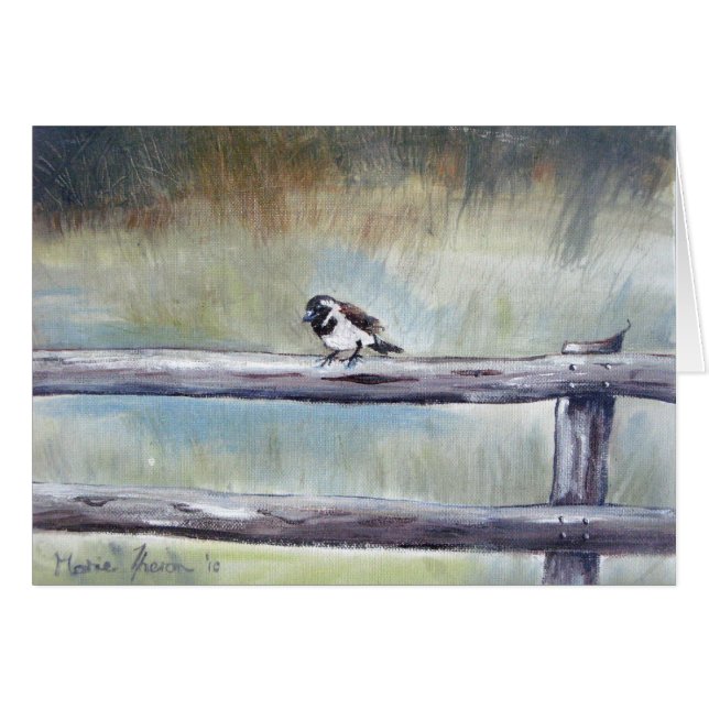 Gorrión en la niebla (Anverso (Horizontal))