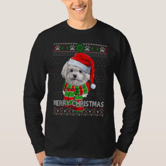 Gorrito de Navidad Maltes Santa  Suéter Feo de Nav
