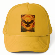 gorro con águila dorada
