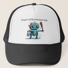 gorro de béisbol robot gorro de camión