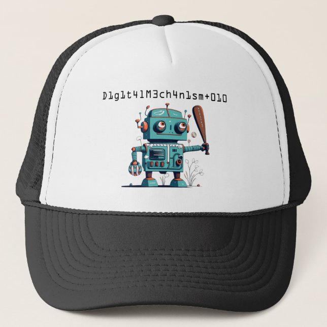 gorro de béisbol robot gorro de camión (Anverso)
