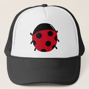 Gorro de camionero con mariquita linda