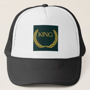 Gorro de camionero de espuma con KING estiloso imp
