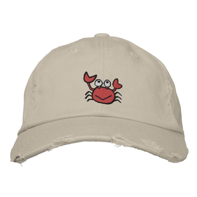 gorro de cangrejo lindo feliz (Anverso)
