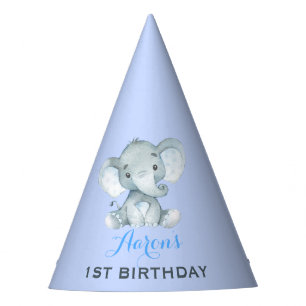 Gorro De Fiesta 1ra primera selva del bebé del cumpleaños del
