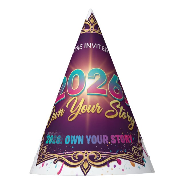 Gorro De Fiesta 2026: Own Your Story Invitations (Anverso)