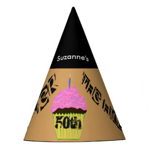 Gorro De Fiesta 50.o Sobre la colina globos personalizados de la
