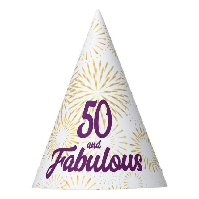 Gorro De Fiesta 50 y fabuloso (Anverso)