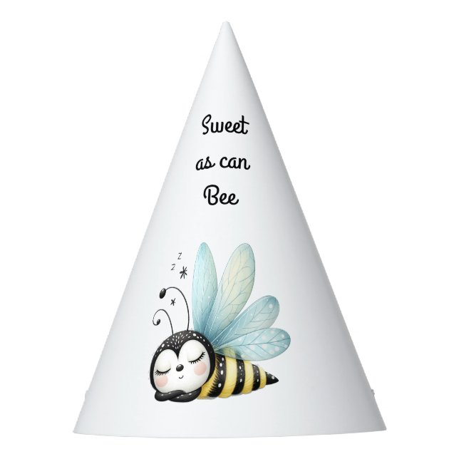 Gorro De Fiesta Abeja caprichosa soñolienta  (Anverso)