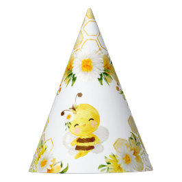 Gorro De Fiesta Abejas de abejas de bumble lindo cumpleaños
