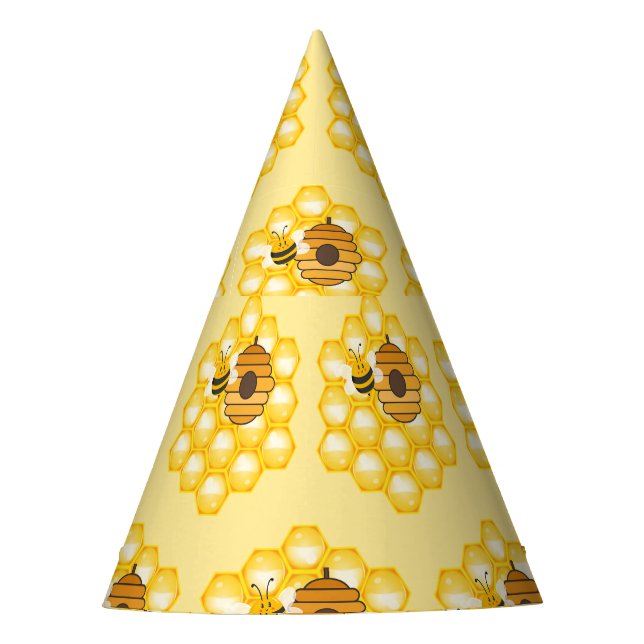 Gorro De Fiesta Abejas y Panal (Anverso)