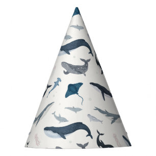 Gorro De Fiesta Accesorios para Fiestas de ballena azul marino