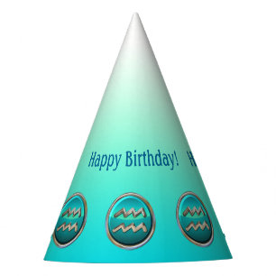 Gorro De Fiesta Acuario - el Rótulo del zodiaco del portador del