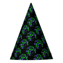 Gorro De Fiesta Afro Diva Verde y Azul