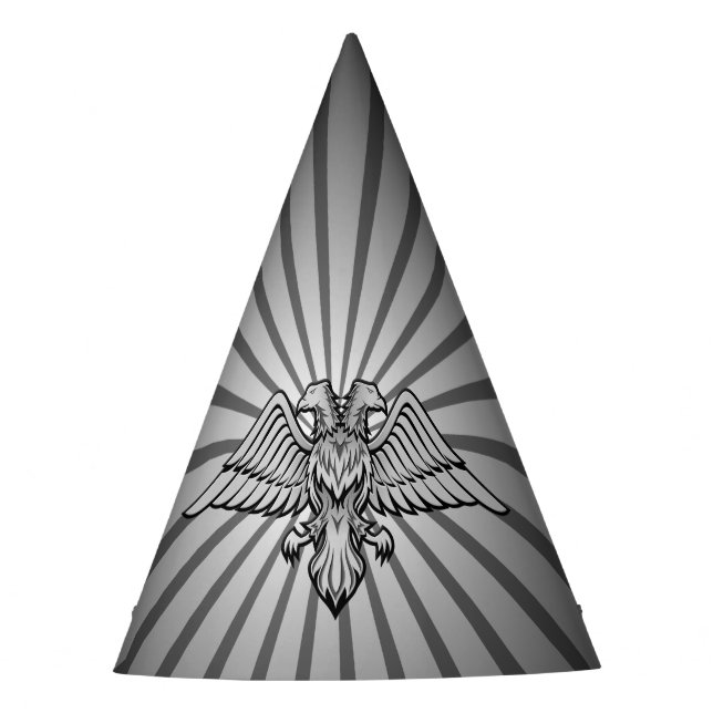 Gorro De Fiesta Águila gris con dos cabezas (Anverso)